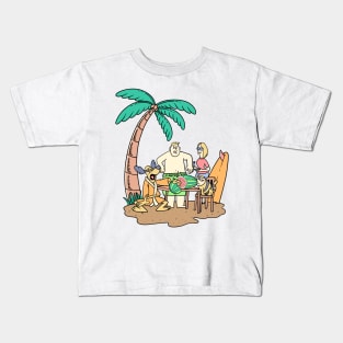 Hong Kong Phooey Watermelon Splitting Attraction Kids T-Shirt